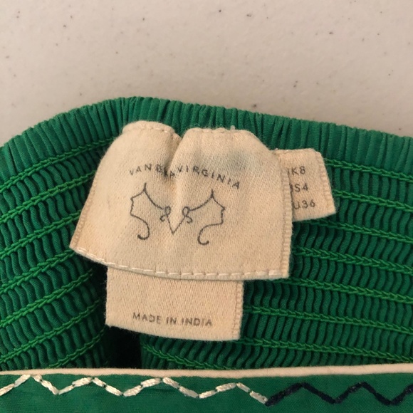 Vanessa Virginia Grasslands Green Strapless Top - Picture 4 of 8